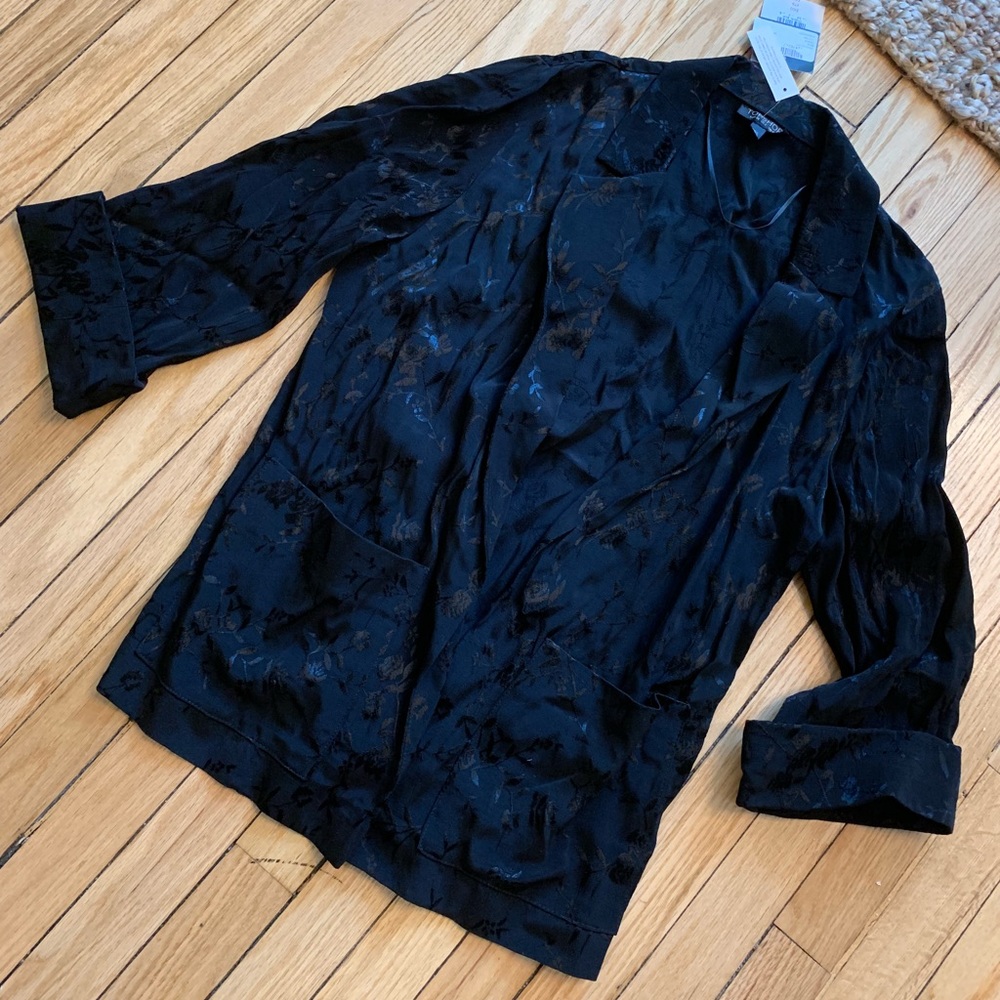 Black kimono blazer from Topshop